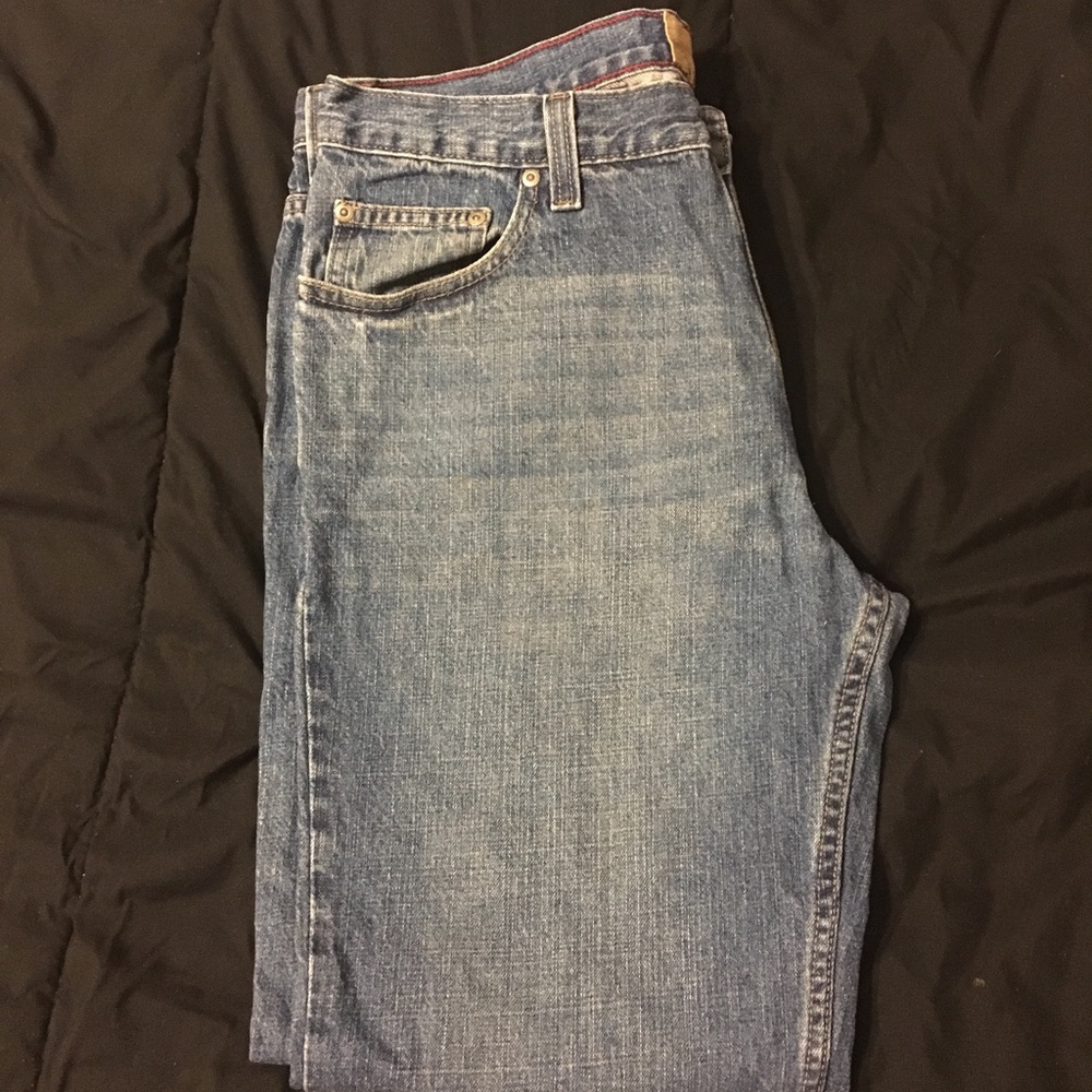 Men’s red Camel jeans